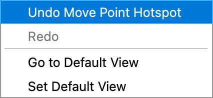 Use Undo to revert.