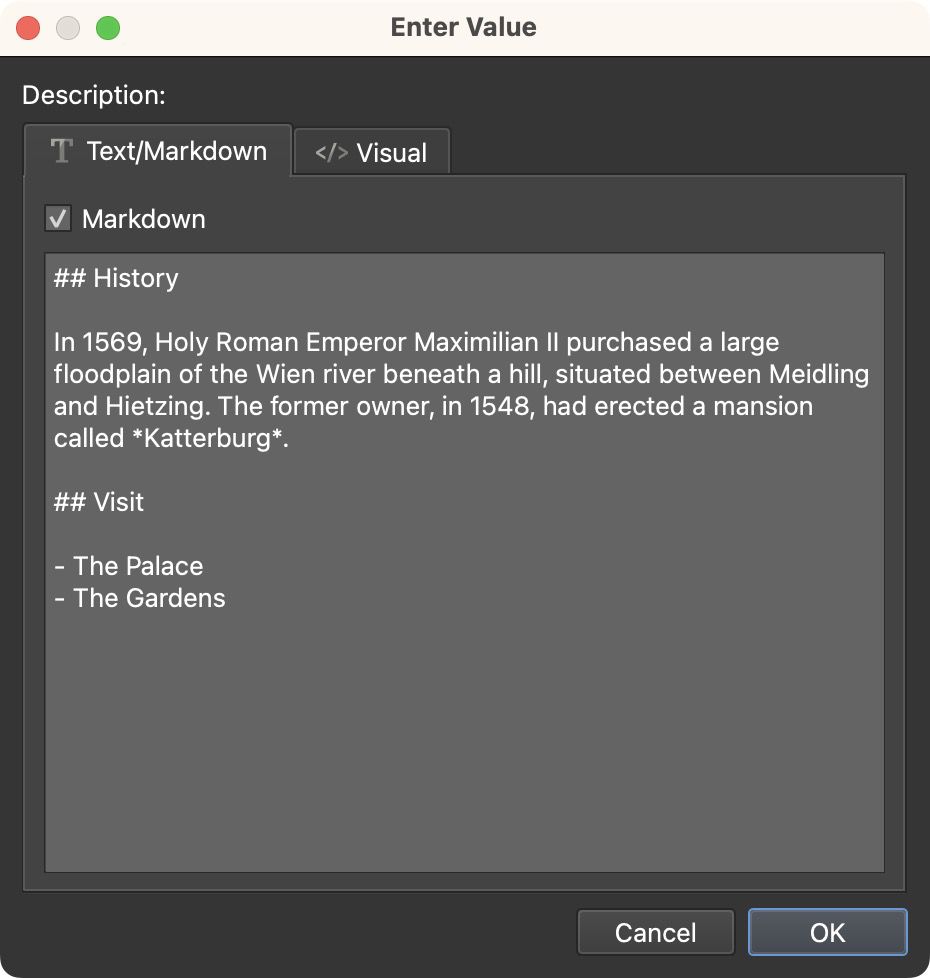 The Rich Text Editor