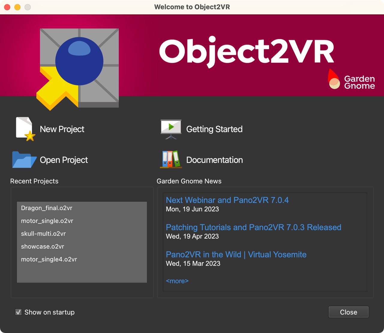Welcome Screen