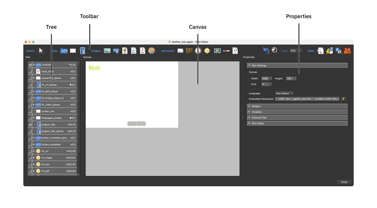 The Skin Editor