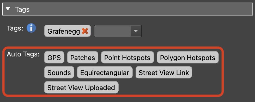 Auto Tags in User Data