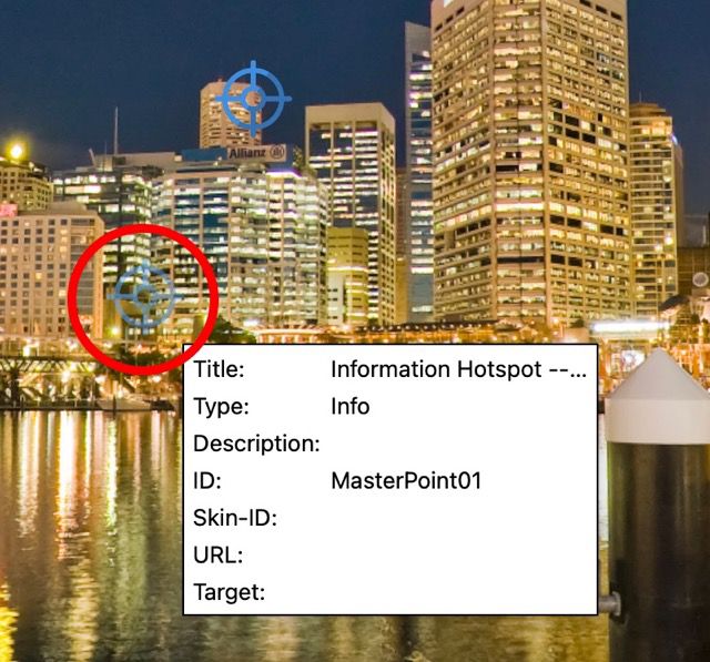 The Master Node point hotspot visible in the viewer.