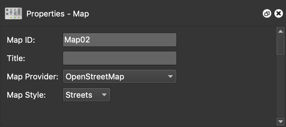 Choose a map provider.