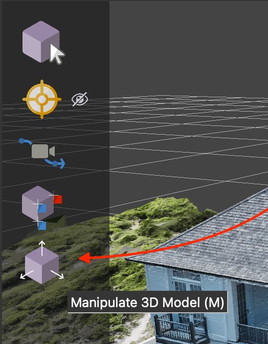Manipulate 3D Model Mode