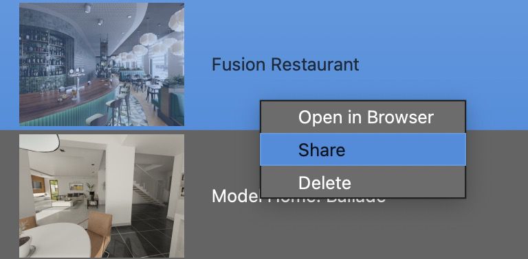 Choose Share.