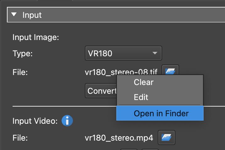 Show file in Finder.