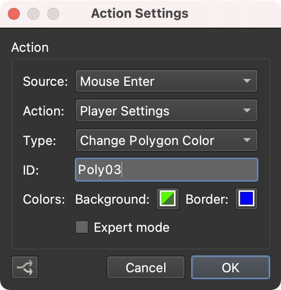 Change the color of a single hotspot