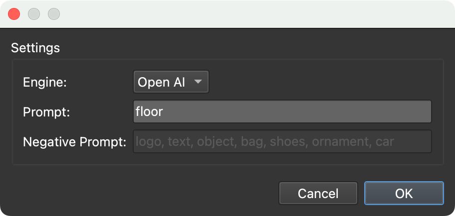 Add a prompt, leave it blank, or keep it as is.