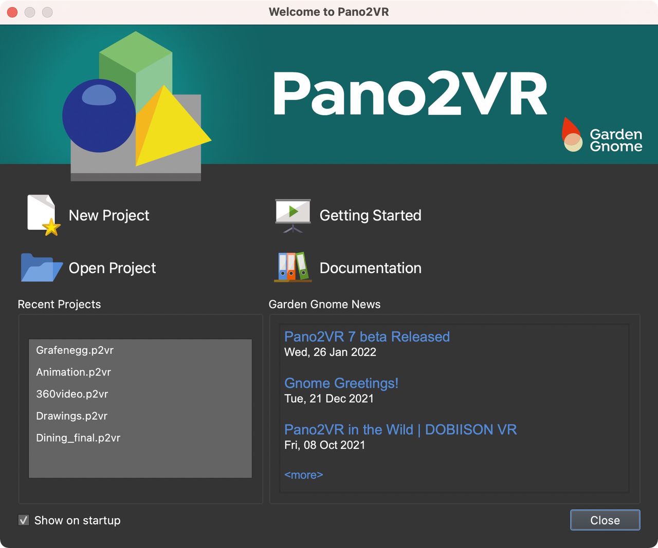 Welcome Screen