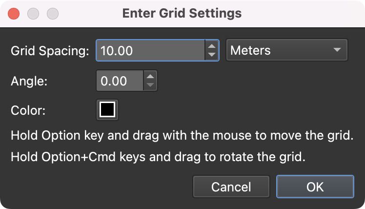 Grid Settings