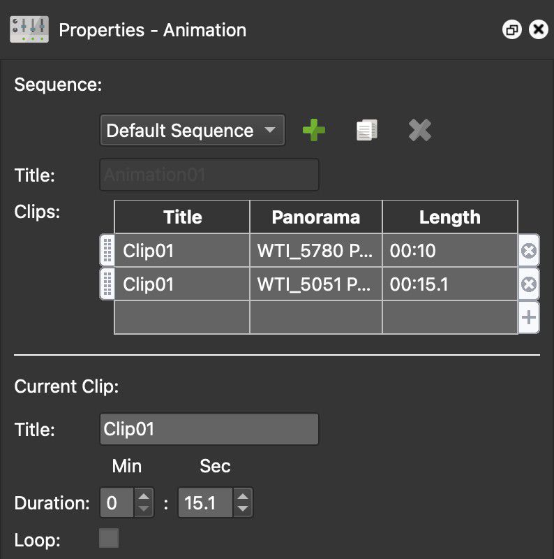 Animation Properties