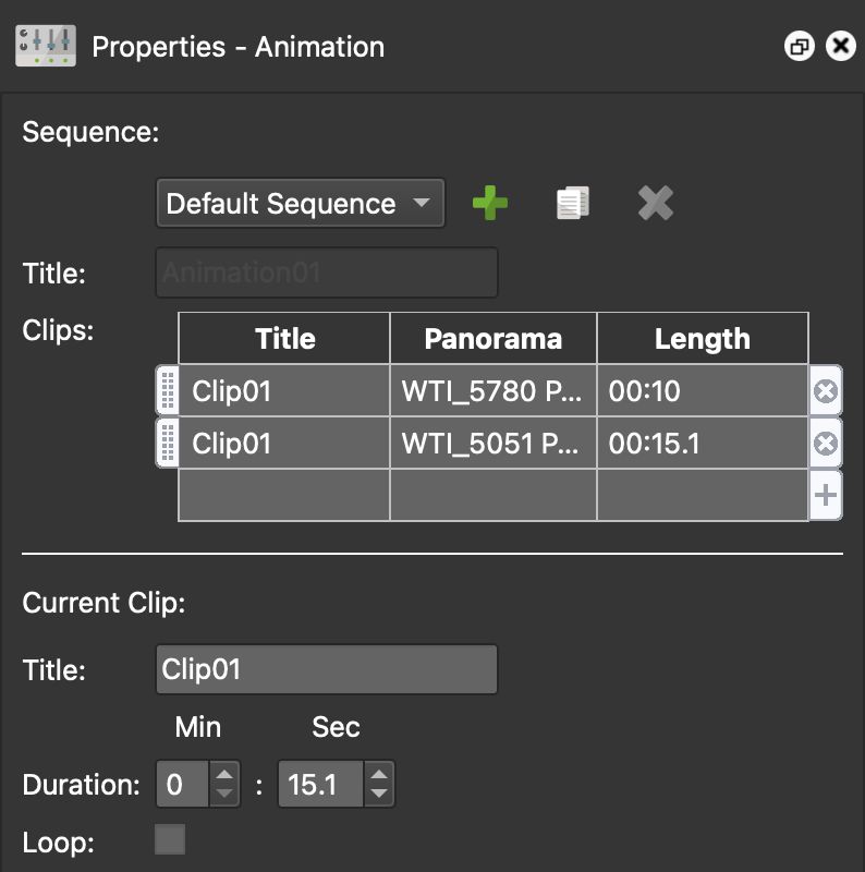 Animation Properties