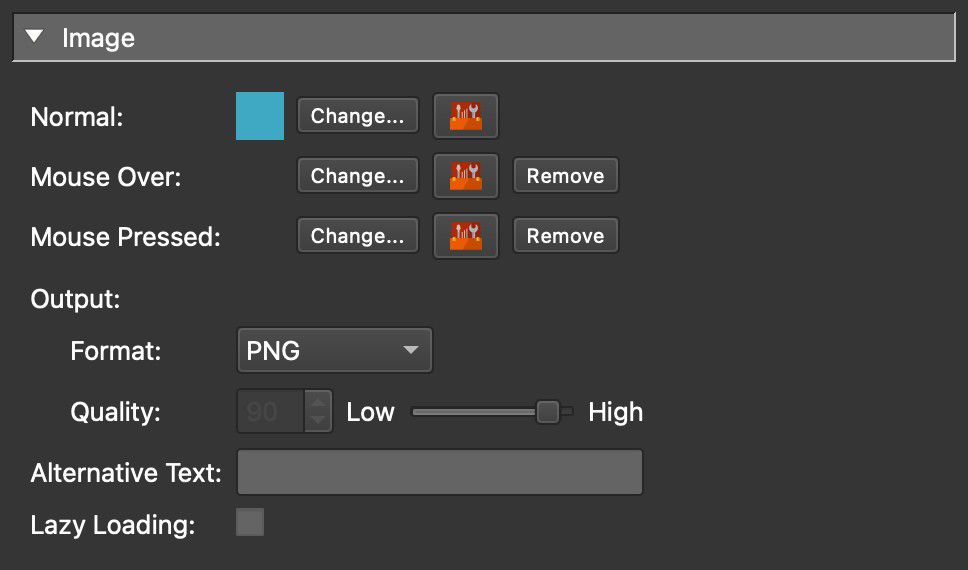 Button Properties