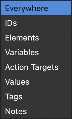 Search filters