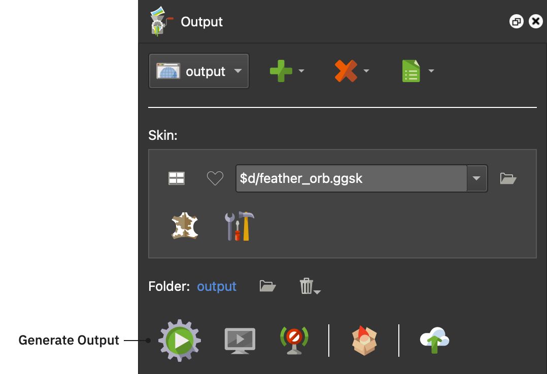 Generate Output Button