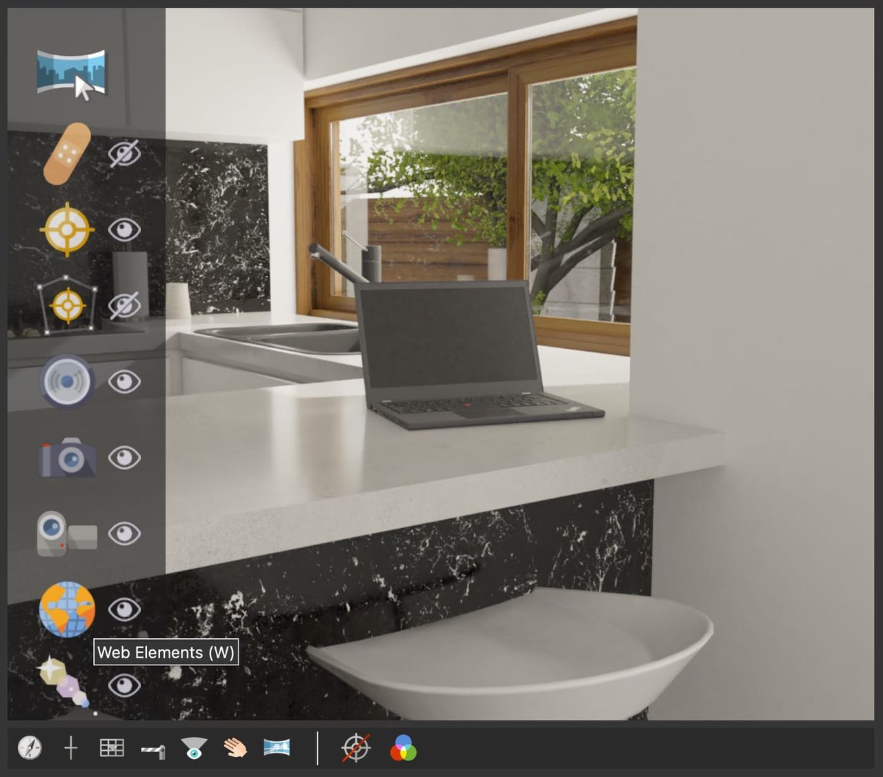 Web Elements Viewer Mode