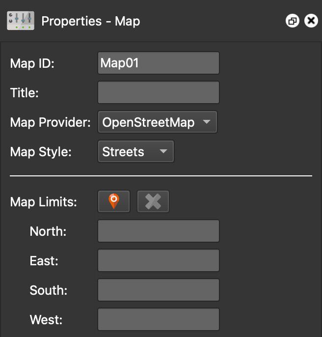 Choose a map provider.