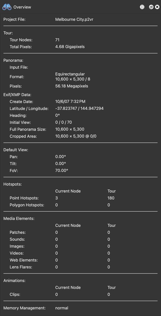 Overview Panel - Multi-node