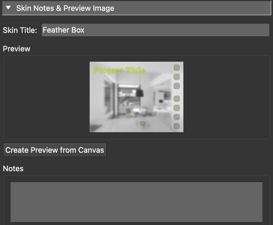 Notes and Preview section