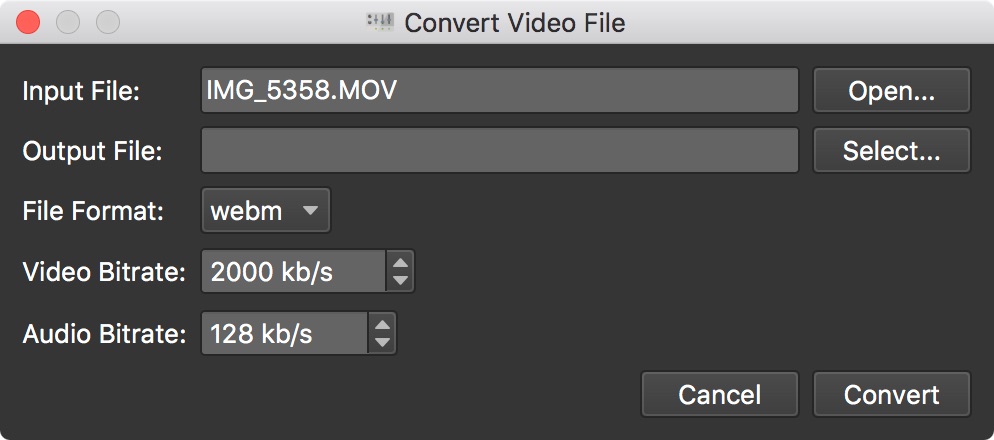 Convert Video File