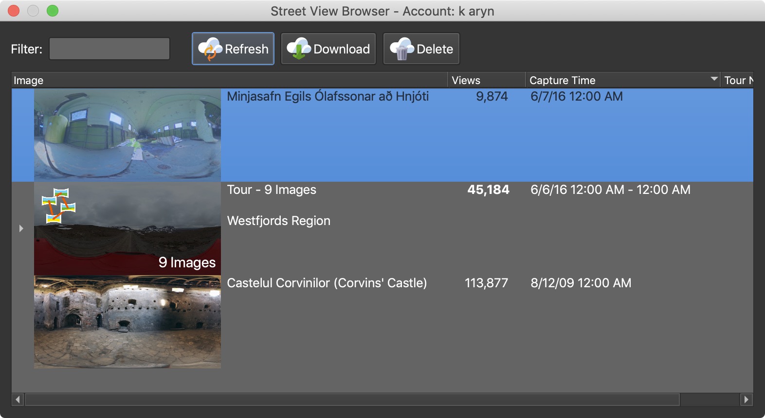 Street View Browser