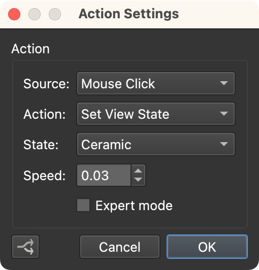 Set View State Action