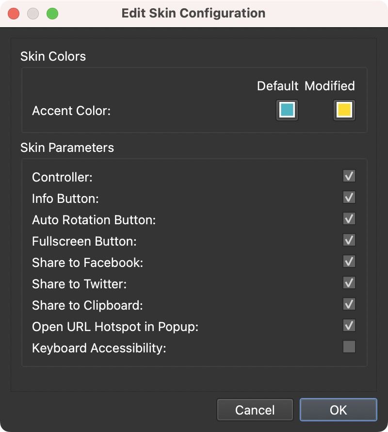Skin Configuration