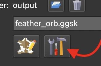 Skin Configuration button