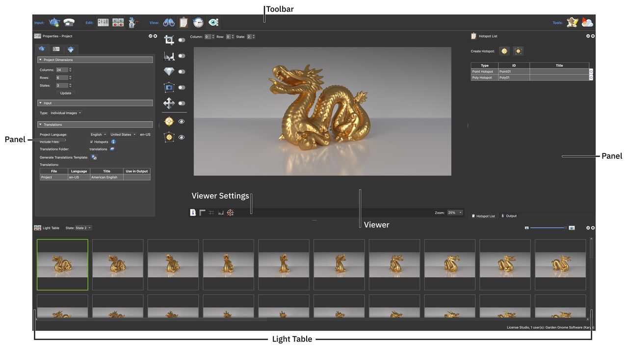 Object2VR’s Main Interface