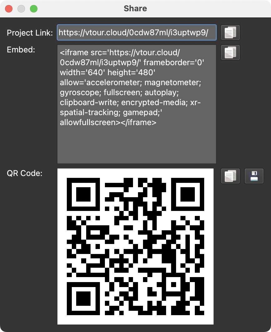 Share Dialog