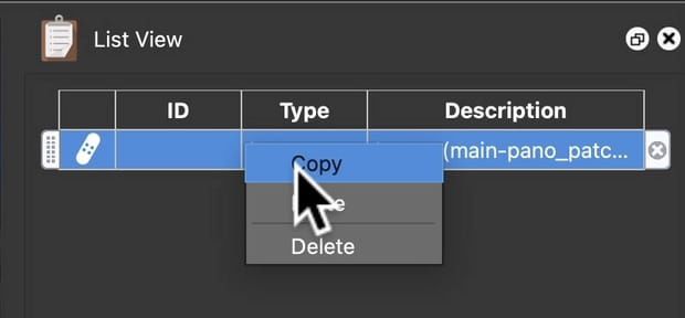 Copy the patch.