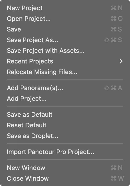 File Menu