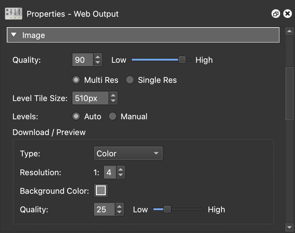 Image Settings