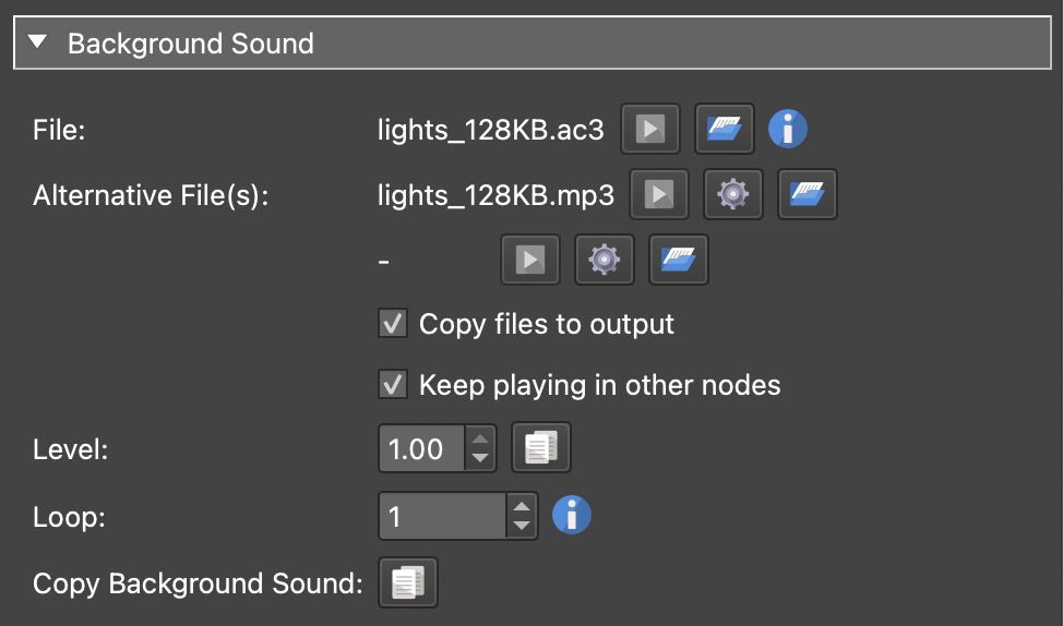 Background Sound