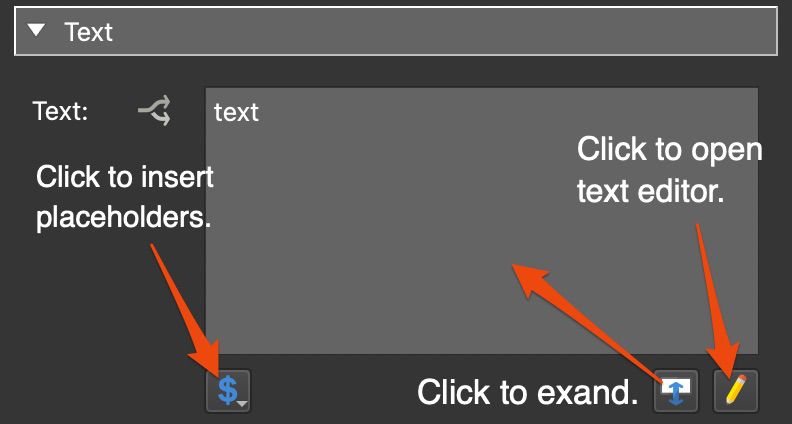 Add placeholders