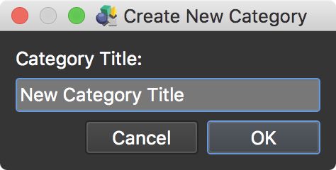 Create new category.