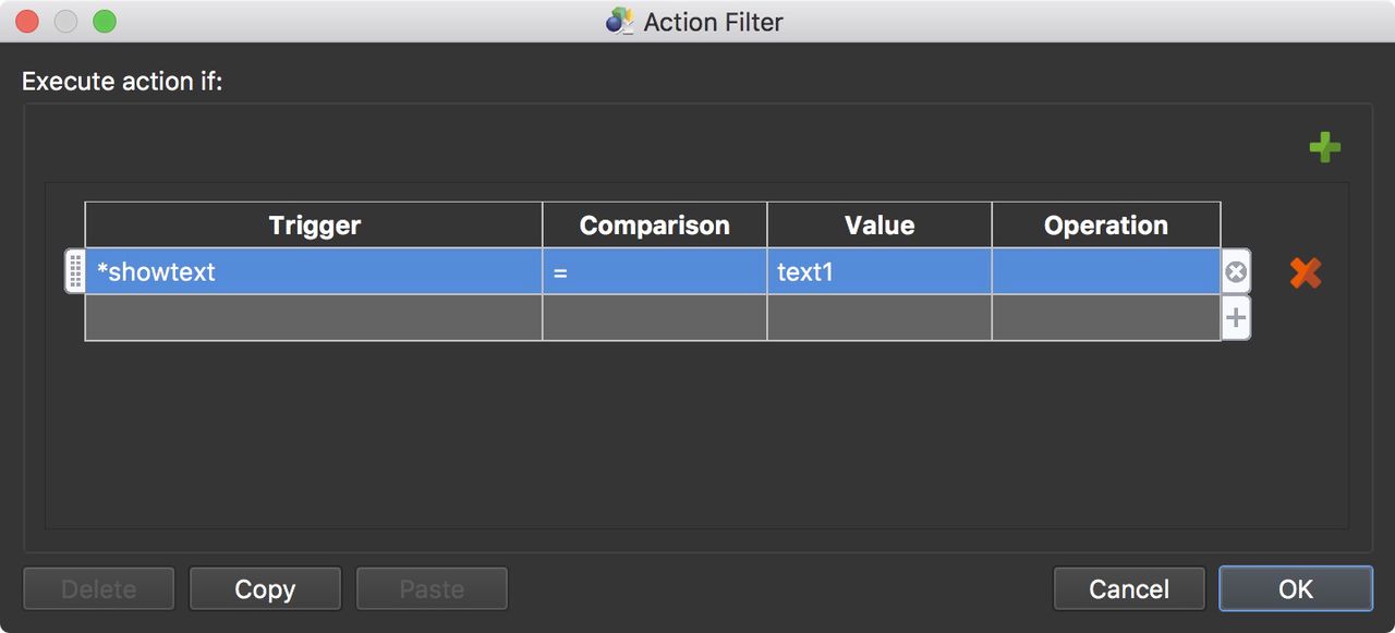 Add action filter.