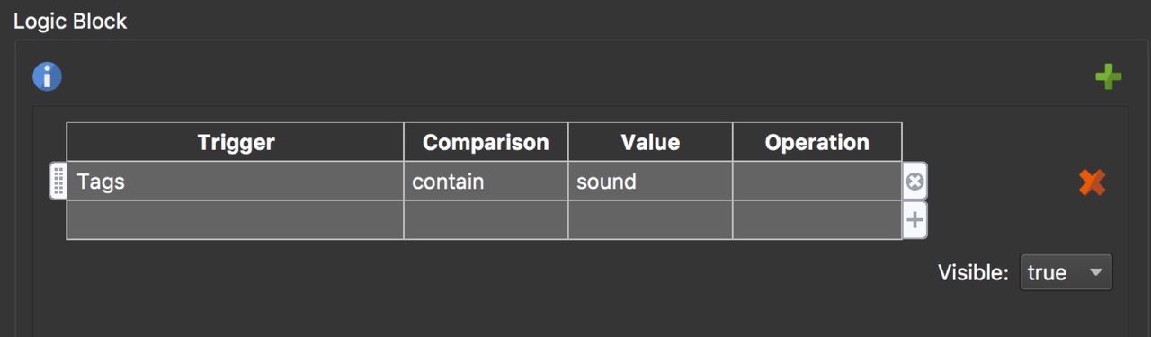 Visibility Logic Block