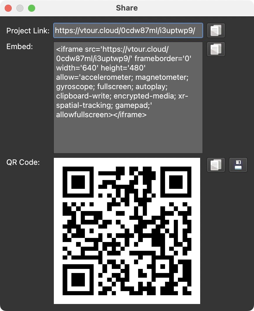 Share Dialog