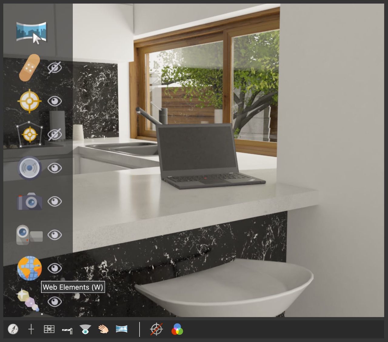 Web Elements Viewer Mode