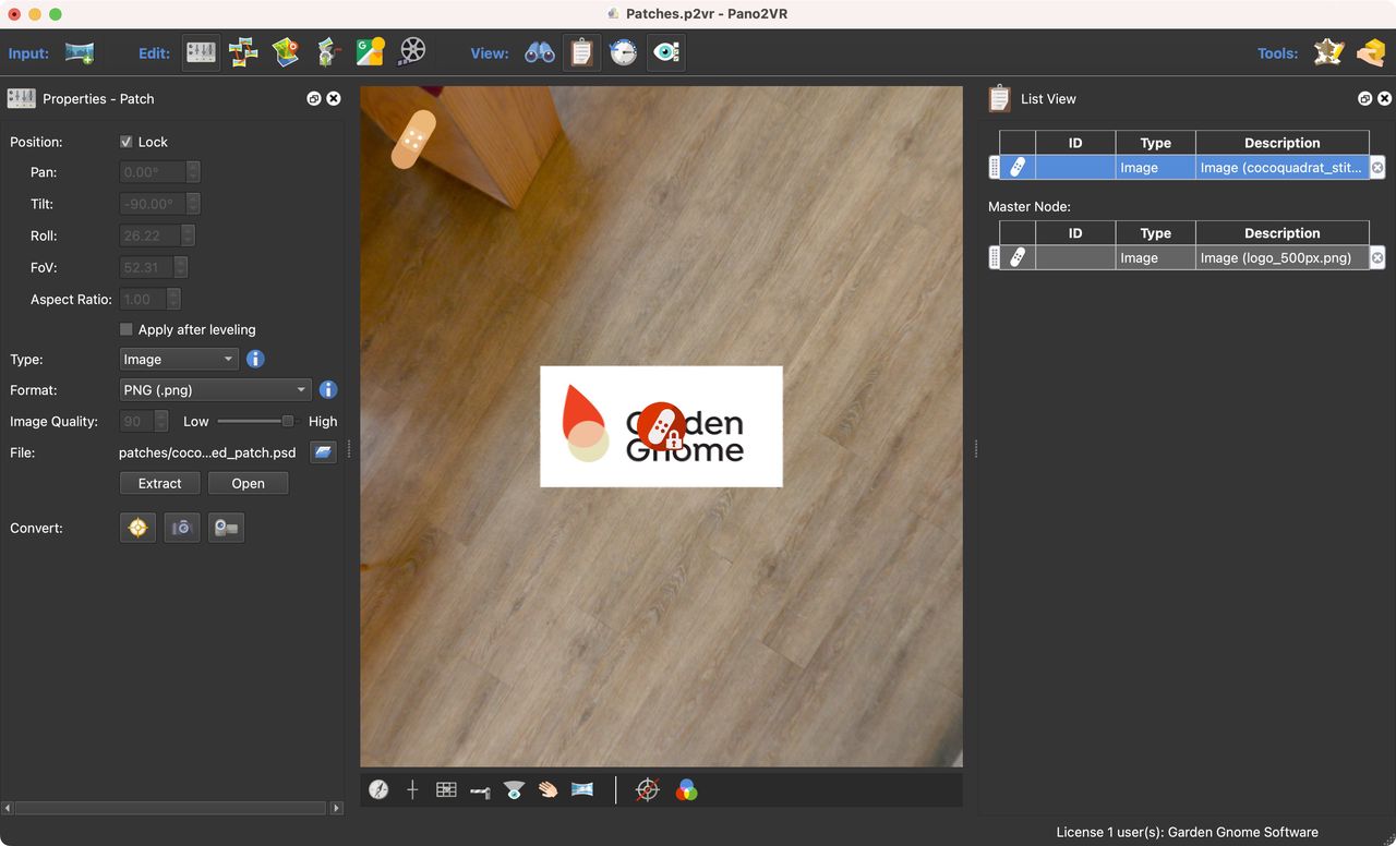 Patches in List View