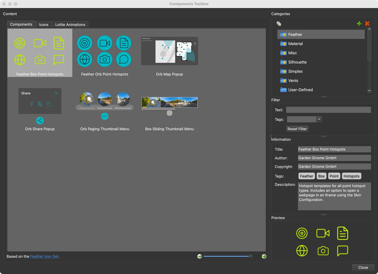 Feather Box Point Hotspots