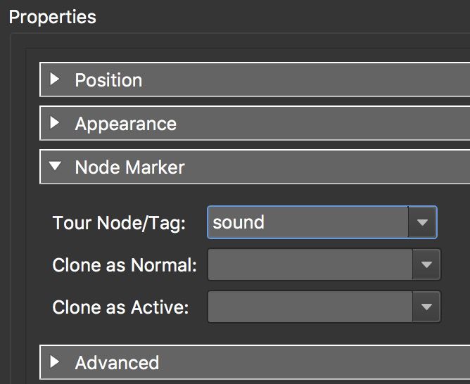 Tag added to Node Marker.