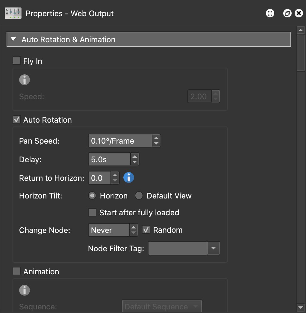 Add Autorotation to the tour.