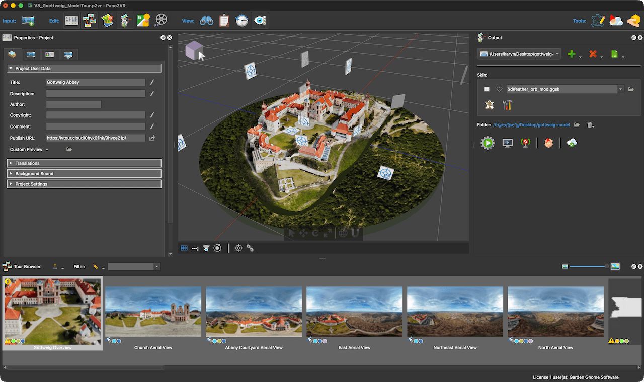 Tour with 3D model in Viewer