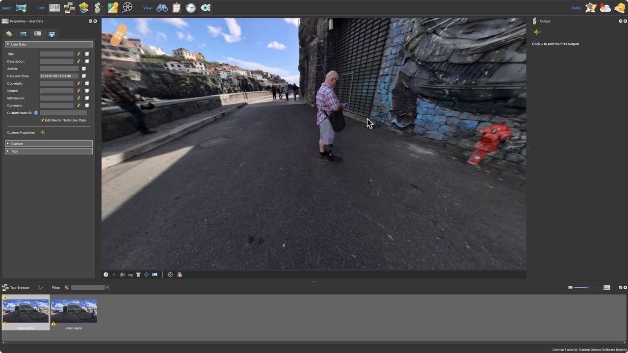 Shot 2. The Donor Image. This will fill the hole left when Martin is removed from the Main Image.