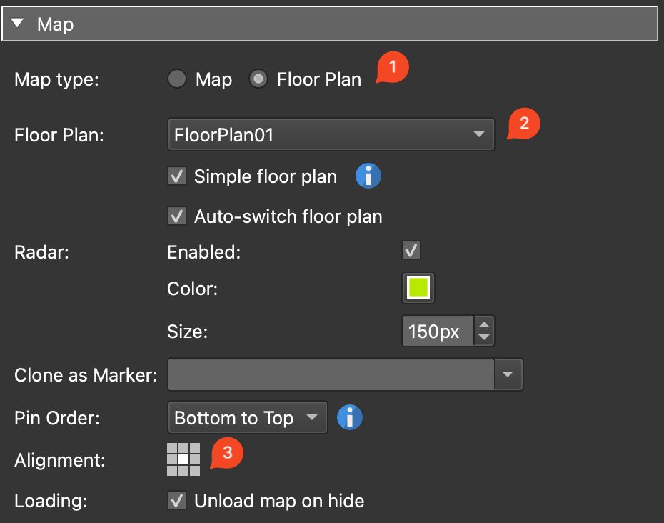 Floor Plan Properties