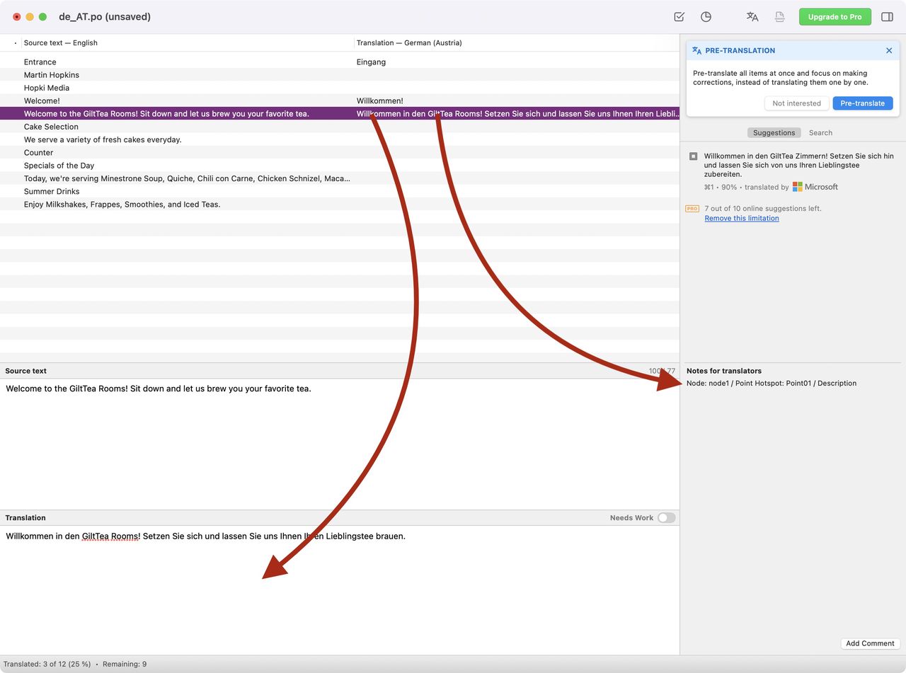 Where the current text is originated from