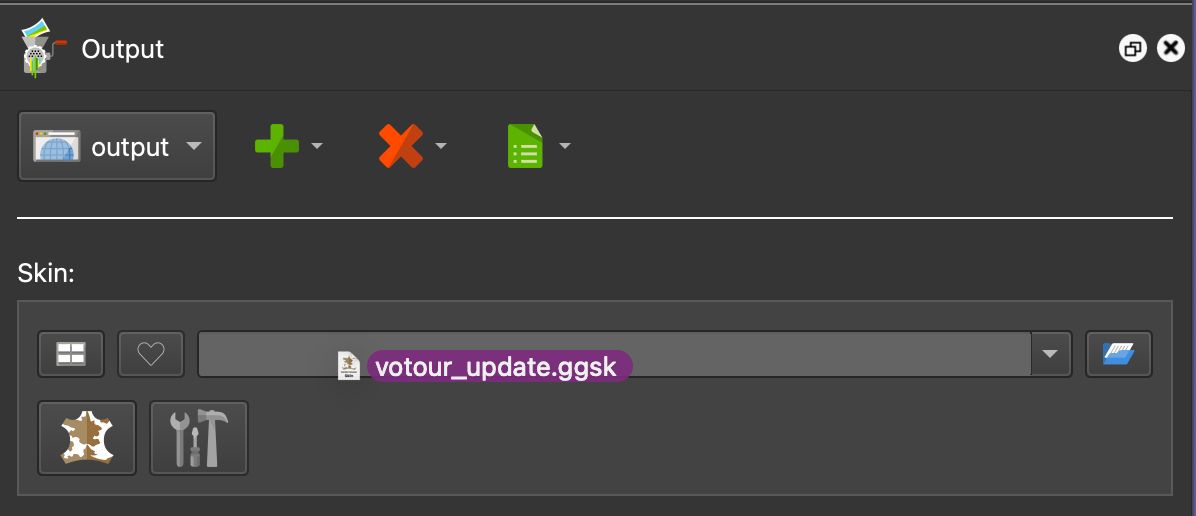 Drag in a skin file.