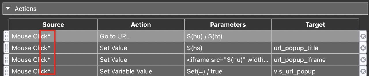 Action filter applied.